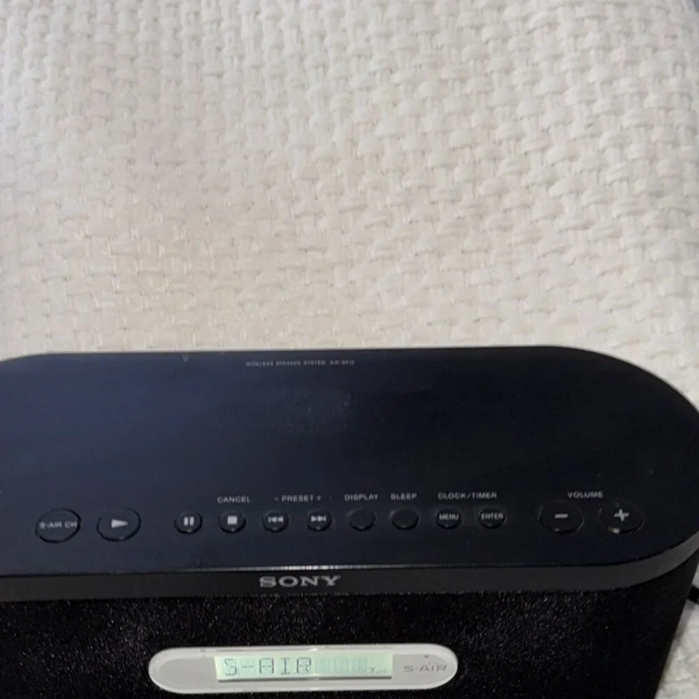 Sony S-AIR Wireless Table Speaker Black Rectangular Speaker MPN S-AIR Model